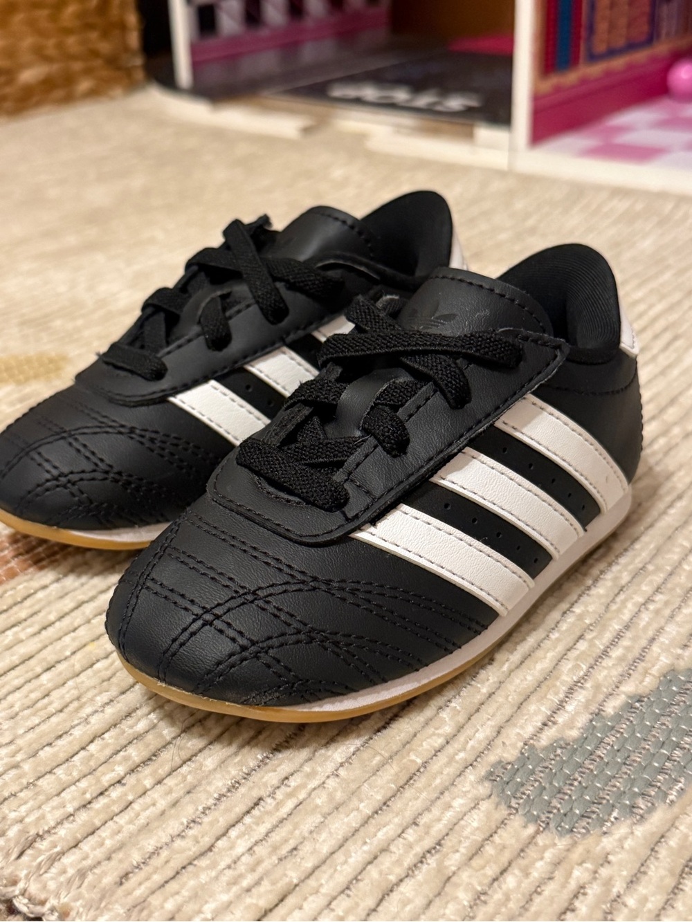 adidas Kids Black and White Classic Sneakers